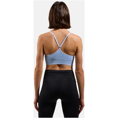 2. Biustonosz damski ODLO Padded Seamless Soft 2.0 Sport Bra niebieski