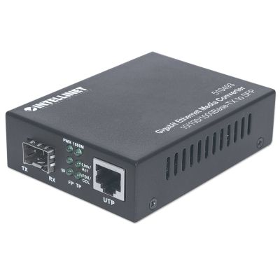INTELLINET MEDIA KONWERTER GIGABIT ETHERNET NA SLOT SFP 510493