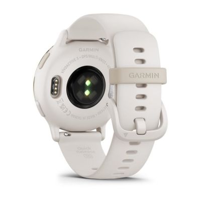 7. Zegarek Garmin Vivoactive 5 42mm Kremowo-złoty