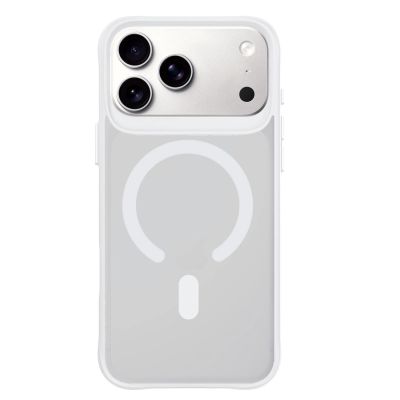 21. Etui 3mk Smoke MagCase na iPhone 17 Pro - białe-półprzezroczyste