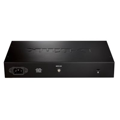 7. D-Link DGS-1016D/E łącza sieciowe Nie zarządzany Czarny, Metaliczny
