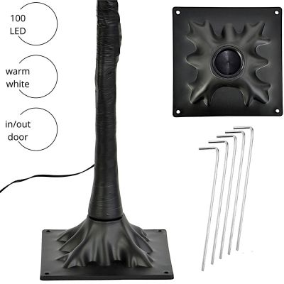 4. DRZEWKO DEKORACYJNE 100LED 90CM BLACK