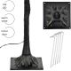4. DRZEWKO DEKORACYJNE 100LED 90CM BLACK