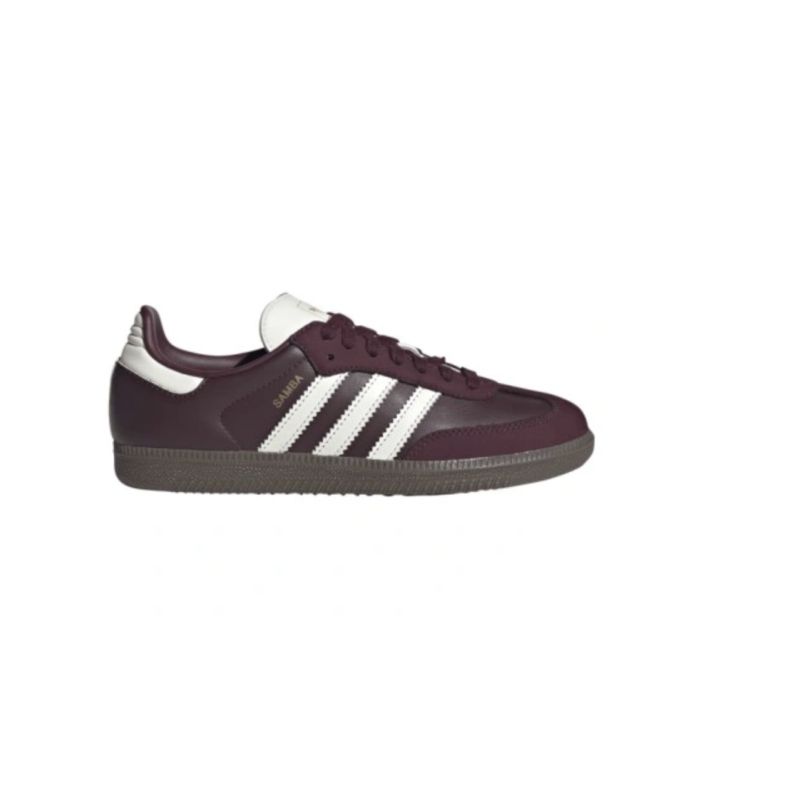 Buty sportowe damskie młodzieżowe Adidas Samba OG Bordowe - JR8844
