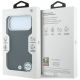 8. Etui BMW Sign Deboss Quilted Metal Logo MagSafe na iPhone 18 Pro Max / 17 Pro Max - czarne
