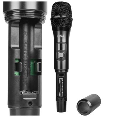 9. UMA VOCAL SET - Podwójny zestaw bezprzewodowy 2x mikrofon doręczny + odbiornik wraz ze stacją ładowania mikrofonów