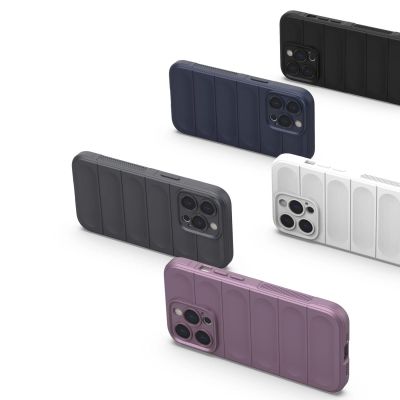 14. Magic Shield Case etui do iPhone 13 Pro Max elastyczny pancerny pokrowiec ciemnoniebieski