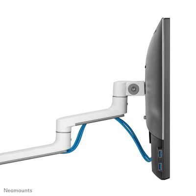 9. Neomounts DS60-425WH2 uchwyt / stojak do monitorów 68,6 cm (27") Biurko Biały