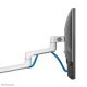 9. Neomounts DS60-425WH2 uchwyt / stojak do monitorów 68,6 cm (27") Biurko Biały