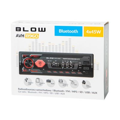 4. Radio BLOW AVH-8960 RDS MP3/USB/micro SD/BLUETOOTH + USB-C
