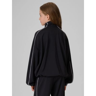 2. Bluza sportowa loose bez kaptura dziewczęca 4F 4FJRSS26TSWSF3057-20S