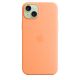 4. Etui silikonowe z MagSafe sorbet orange iPhone 15 Plus
