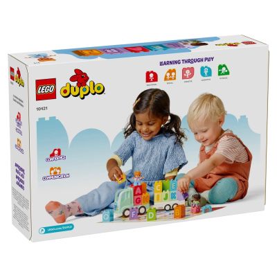 6. LEGO DUPLO  10421 Ciężarówka z alfabetem