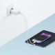 3. Ładowarka sieciowa Cuktech A19 30 W USB-A + USB-C - biała