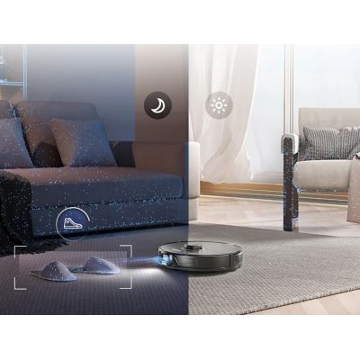 6. Robot sprzątający ze stacją Roborock S8+ (czarny)