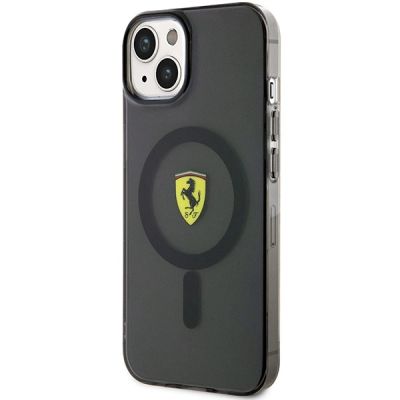 2. Etui Ferrari Translucent MagSafe na iPhone 14 Plus - czarne