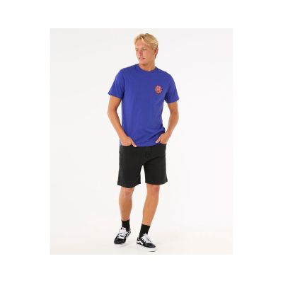 3. Koszulka RIP CURL Wettie Passage Icon Tee turkusowy