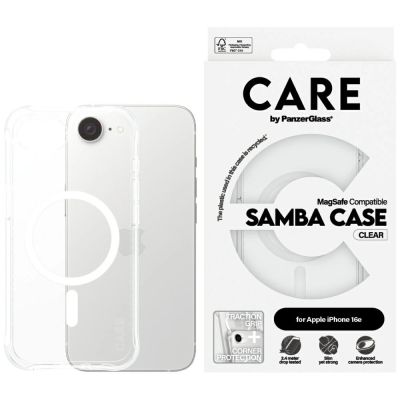 Etui CARE by PanzerGlass Fashion MagSafe na iPhone 16e - przezroczyste
