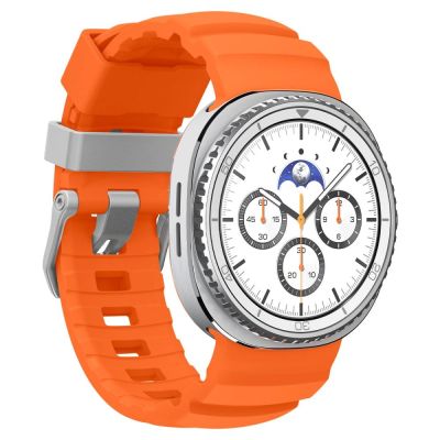 5. Pasek Spigen WBS2 na Samsung Galaxy Watch 40 / 44 / 46 mm - pomarańczowy