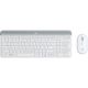 Logitech MK470 klawiatura Dołączona myszka Uniwersalne RF Wireless QWERTZ Niemiecki Biały