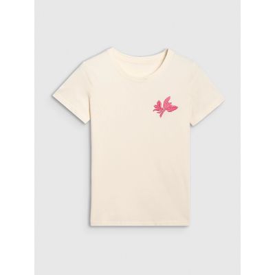 5. T-shirt regular z nadrukiem damski 4F 4FRSS25TTSHF2693-11S