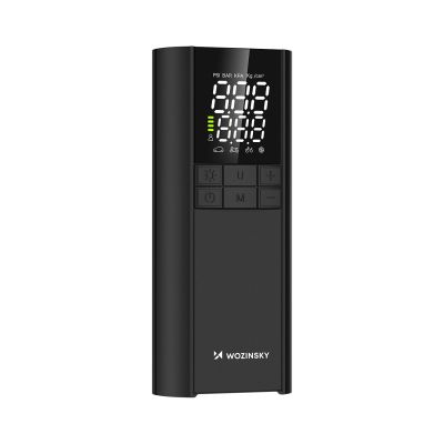4. Kompresor Wozinsky WPEP-8000 pompka elektryczna powerbank 8000mAh latarka - czarny