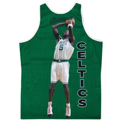 2. Koszulka Tank Top Mitchell & Ness NBA Boston Celtics Kevin Garnett zielona - MSTKSC19048
