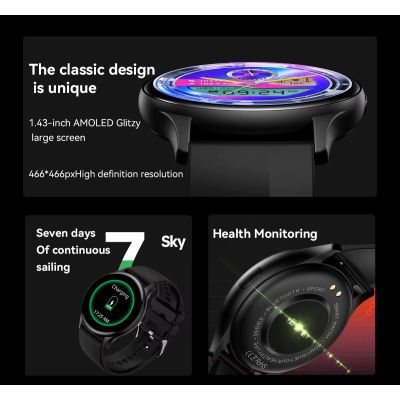 7. Smartwatch RUBICON RNCF11 Black SMARUB240