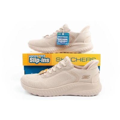 19. Skechers Bobs Squad-Chaos buty sportowe damskie wygodne SLIP-INS