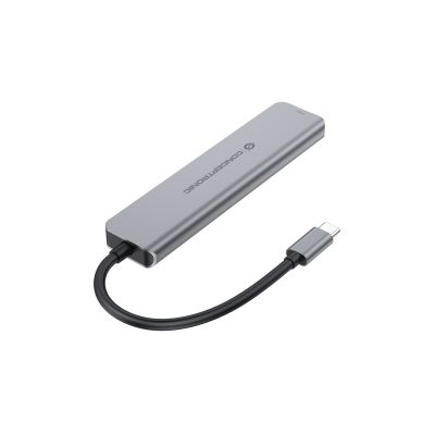 3. Conceptronic DONN33G stacja dokująca Przewodowa USB 3.2 Gen 1 (3.1 Gen 1) Type-C Srebrny