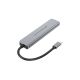 3. Conceptronic DONN33G stacja dokująca Przewodowa USB 3.2 Gen 1 (3.1 Gen 1) Type-C Srebrny