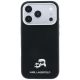 3. Etui Karl Lagerfeld Grained Heads Metal MagSafe na iPhone 17 Pro Max / 18 Pro Max -czarne