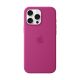 6. Etui Apple iPhone16 Pro Max Silicone Case with MagSafe - Fuchsia