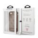 7. Etui Guess 4G Stripe Collection na iPhone 7 / 8 / SE 2020 / SE 2022 - brązowe