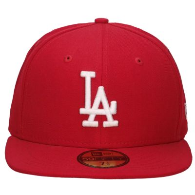 2. New Era League Essential 59Fifty Los Angeles Dodgers Cap 10047498 Czerwone 7 1/4