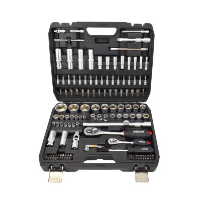 AWTOOLS ZESTAW KLUCZY  144el. 1/2" / 1/4" BLACK LINE