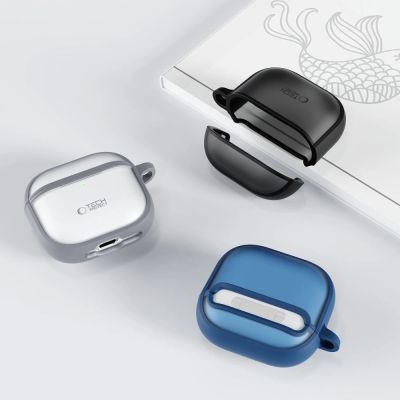 11. Etui Tech-Protect Slim Hook na AirPods 4 - czarne