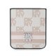 5. Etui DKNY Chequered Pattern Printed Stripes na Samsung Galaxy Z Flip 6 - różowe