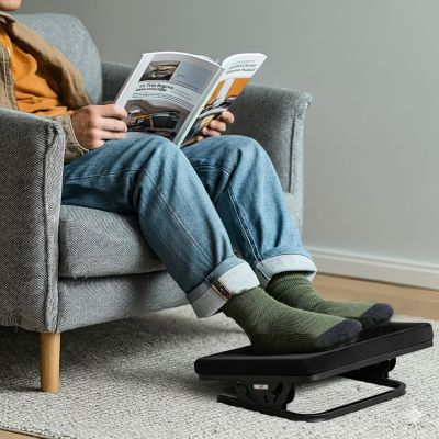 16. MACLEAN PODNÓŻEK ERGONOMICZNY PŁYNNIE REGULOWANY KĄT NACHYLENIA Z PODUSZKĄ MC-460