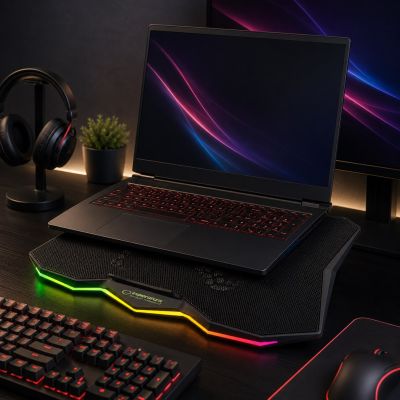 24. ESPERANZA PODSTAWKA CHŁODZĄCA GAMING RGB XALOK EGC110