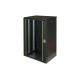 10. Digitus Szafa sieciowa wisząca Unique 19" 20U rack 600x450, drzwi szyba, czarny, niedzielona, złożona, 100kg