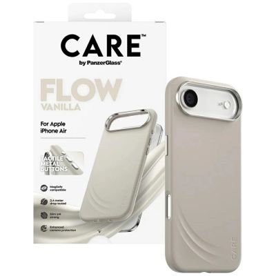 4. Etui CARE by PanzerGlass FLOW MagSafe na iPhone Air - beżowy