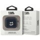 3. Etui Karl Lagerfeld Monogram Choupette Head na AirPods 3 - czarne