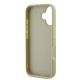 7. Etui Guess Fixed Glitter Big 4G na iPhone 16 Plus - złote