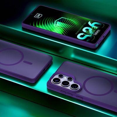 4. Etui 3mk Smoke MagCase na Samsung Galaxy S26 Ultra - fioletowe