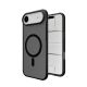 4. Etui silikonowe Puro Daylight kompatybilne z Magsafe na iPhone 17 Air - półprzezroczyste czarne