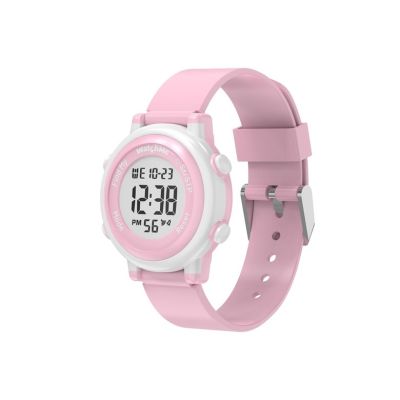 Zegarek dla dzieci Sponge WatchMe Kids (Apple Find My, wodoodporność 3 ATM, bateria do 1 roku, Różowy)