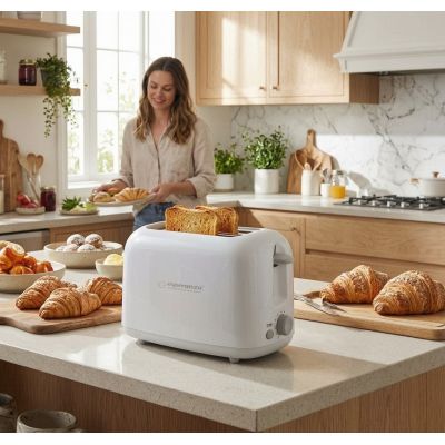 13. Toster Esperanza Ciabatta EKT002 (600W; kolor biały)