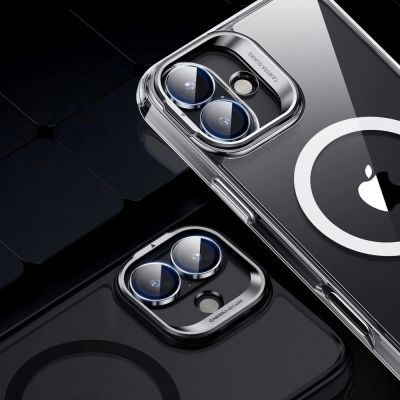 8. Szkło hartowane ESR Armorite na aparat do iPhone 16 / 16 Plus - czarne