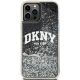 3. Etui DKNY Liquid Glitter Big Logo na iPhone 12 Pro/12 - czarne